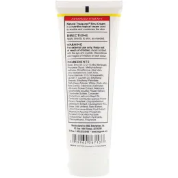 Natural Treasures, Emu Cream with Emu Oil & MSM +  Aloe Vera and Vitamin C, 4 oz (114 g)