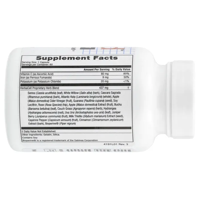 BioTech, Система по контролю целлюлита CelluRid, 60 капсул