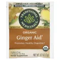 Traditional Medicinals, Ginger Aid, органический, (имбирь), без кофеина, 16 чайных пакетиков, 32 г (1,13 унции)