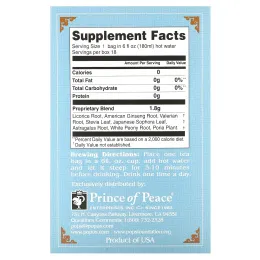 Prince of Peace, Травяной чай, для сна, 18 чайных пакетиков, 32,4 г (1,14 унции)