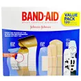 Band Aid, Пластыри, перевязки, экономичная упаковка, 5 пачек, 120 штук