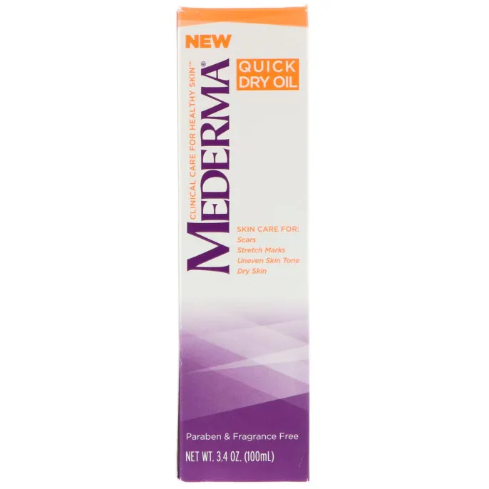 Mederma, Быстро сохнущее масло, 3,4 унц. (100 мл)
