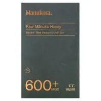 Manukora, 600+ MGO, необработанный мед манука, 500 г (1,1 фунта)
