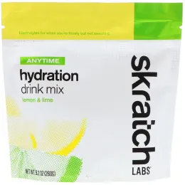 SKRATCH LABS, Anytime Hydration Drink Mix, Lemon & Lime, 9.2 oz (260 g)