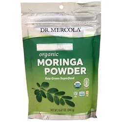 Dr. Mercola, Органический биодинамический порошок Моринги 240 грамм