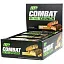 MusclePharm, Combat Crunch, для любителей арахисового масла, 12 батончиков, по 2,22 унции (63 г) каждый