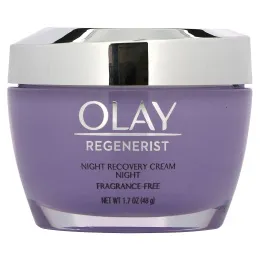 Olay, Regenerist, ночной восстанавливающий крем, без отдушек, 48 г (1,7 унции)