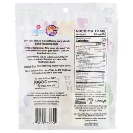 Zollipops, Zolli® Snow Ballz, натуральная крепкая мята, прибл. 22 шт., 88 г (3,1 унции)