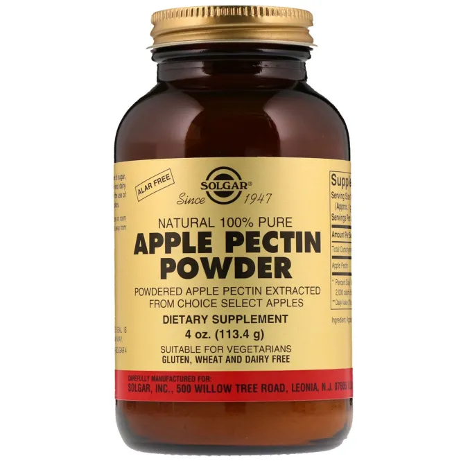 Solgar, Яблочный пектин в порошке, 4 унции (113.4 г)