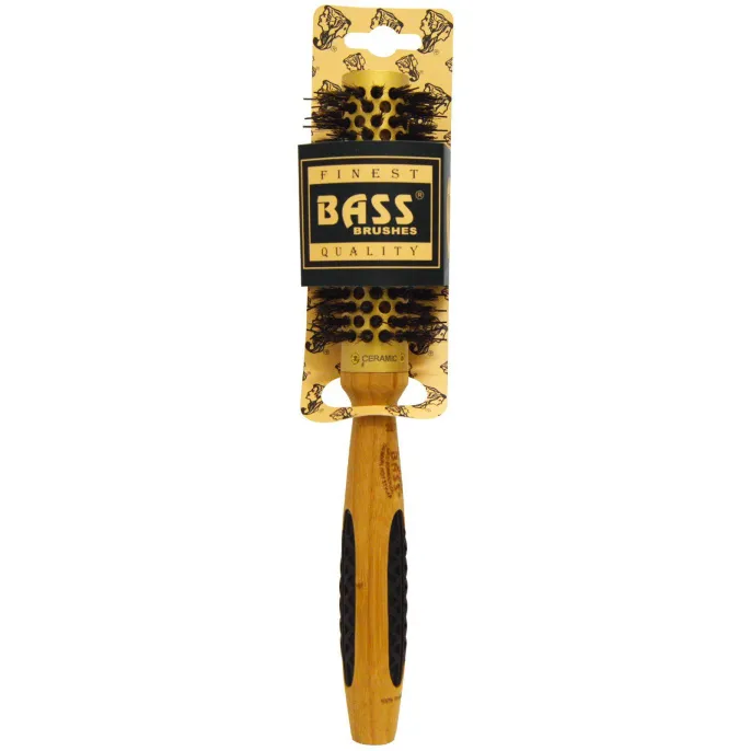 Bass Brushes, Профессиональная расческа для горячей укладки, очень маленькая, круглая, 1 расческа