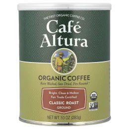 Cafe Altura, органический кофе, молотый, классическая обжарка, 283 г (10 унций)