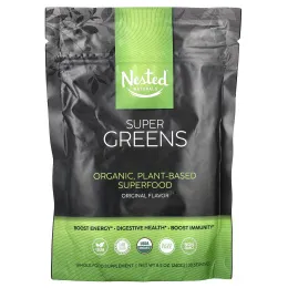 Nested Naturals, Super Greens, оригинальный, 240 г (8,5 унции)