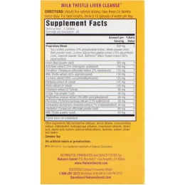 Nature's Secret, Расторопша пятнистая для очищения печени, 60 таблеток