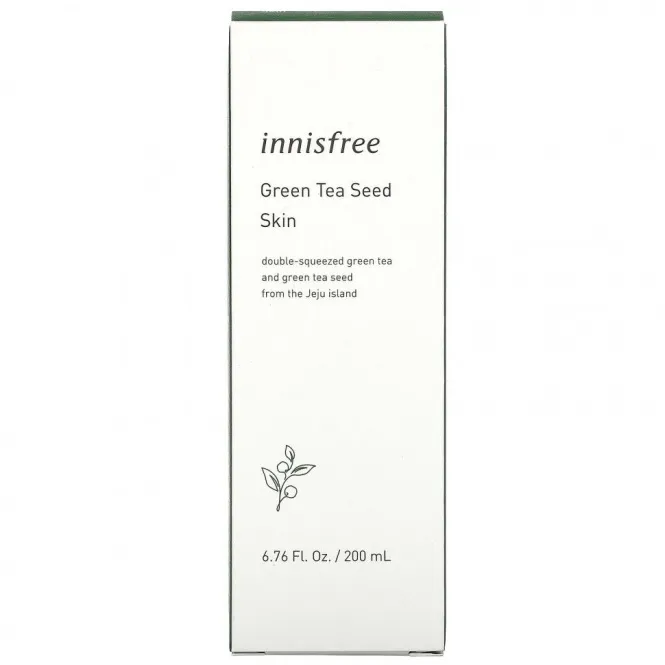 Innisfree, Тонер, 200 мл. Экстрактом семян зеленого чая