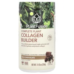 PlantFusion, Комплексная добавка с растительным коллагеном, со вкусом шоколада, 324 г
