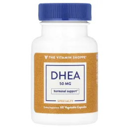 The Vitamin Shoppe, ДГЭА, 50 мг, 60 растительных капсул