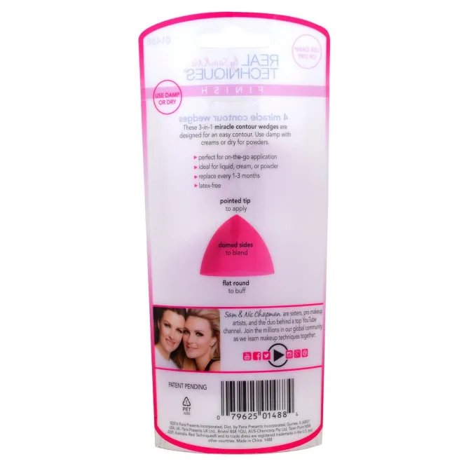 Real Techniques, Miracle Contour Wedges, 4 штуки