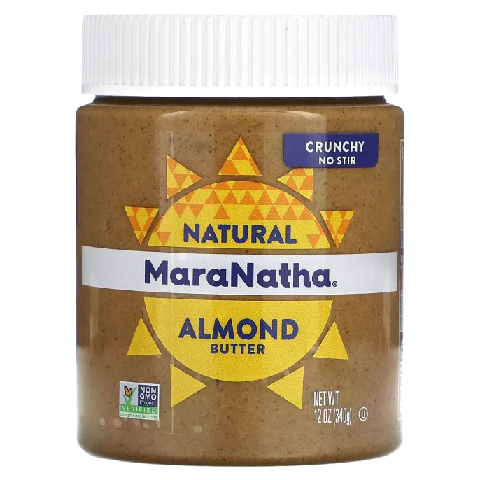 MaraNatha, Миндальное масло, Хрустящее, 12 унц. (340 г)