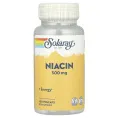 Solaray, Ниацин, 500 мг, 100 растительных капсул