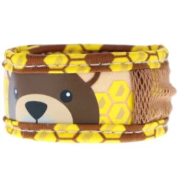 Para'kito, Браслет с репеллентом от комаров + 2 пеллеты, для детей, бурый медведь, 3 шт. в комплекте