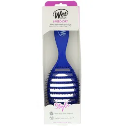 Wet Brush, Расческа для быстрой сушки, Для укладки, Синяя, 1 расческа