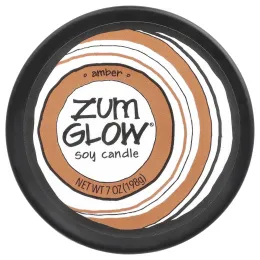 ZUM, Zum Glow, соевые свечи, янтарь, 198 г (7 унций)