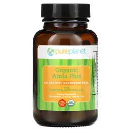 Pure Planet, Органический, Amla Plus, 500 мг, 100 таблеток