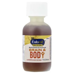 Enfamil, Poly · Vi · Sol®, Brain & Body, мультивитамины и железо, капли, от 6 до 24 месяцев, 50 мл (1 2/3 жидк. унц.)