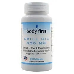 Body First, Масло криля (500 мг) 60 софтгелей