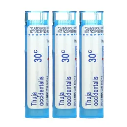 Boiron, Туя западная 30С, 3 тубы по 80 гранул