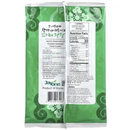 Jayone, Обжаренные и приправленные водоросли, зеленый умывальник, 20 г (0,7 унции)