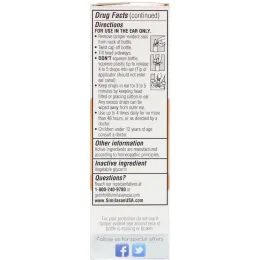 Similasan, Earache Relief, Ушные капли, 0.33 fl oz (10 ml)