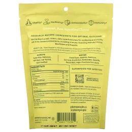 Plant People, WonderBee®, жевательные таблетки с медом из суперпродуктов, лимон, MGO 400+, 30 жевательных таблеток