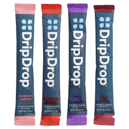 DripDrop, смесь для приготовления электролитического напитка, сочный вкус, 8 стиков по 10 г (0,35 унции)