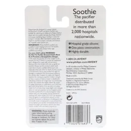 Philips Avent, Пустышка, Розовая/фиолетовая, 0-3 месяца, Упаковка из 2 штук