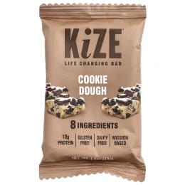 KiZE Life Changing Bar, печенье, 10 батончиков, 43 г (1,5 унции) каждое