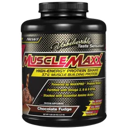MuscleMaxx, High Energy Protein Shake, Chocolate Fudge, 80 oz (2.27 kg)