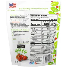 Stoneridge Orchards, Органическая цельная сушеная клубника, 113 г (4 унции)