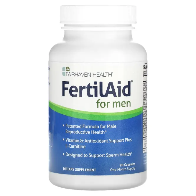 Fairhaven Health, FertilAid для мужчин, 90 капсулы