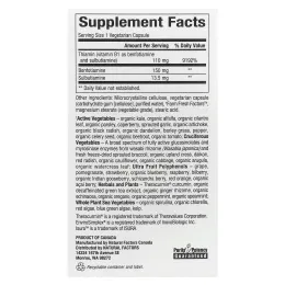 Natural Factors, в биокоферментированной форме, бенфотиамин, 150 мг, 30 вегетарианских капсул