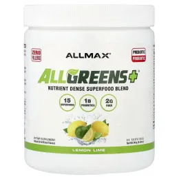 ALLMAX, ALLGREENS+®, лимон и лайм, 246 г (8,68 унции)