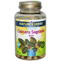 Nature's Herbs, Каскара Саграда - кора, 100 капсул