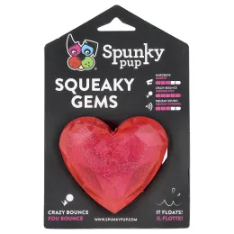 Spunky Pup, Squeaky Gems, сердечко, 1 шт.
