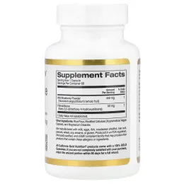 California Gold Nutrition, птеростильбен плюс с порошком из лесной голубики, 60 растительных капсул
