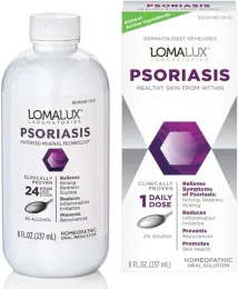 Loma Lux Psoriasis, Псориаз, гомеопатическое средство, 8 жидких унций
