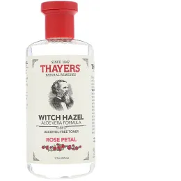 Thayers Rose Petal Тоник с Гамамелисом и Алоэ вера без спирта, 12 жидких унций (355 мл)