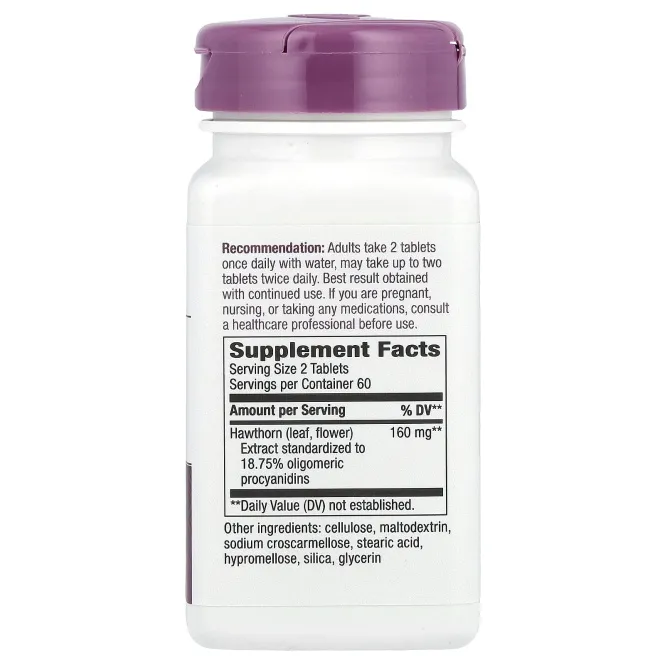 Nature's Way, "Забота о сердце", экстракт боярышника, 120 таблеток