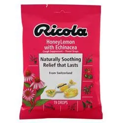 Ricola, Средство от кашля - Капли для горла Медовый лимон с эхинацеей 45 капель