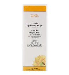 Gigi Spa, Тканевые полоски для депиляции, для мягкого воска, маленькие, 100 шт.
