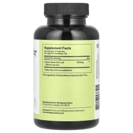 Wholesome Story, Мята, 1000 мг, 90 вегетарианских капсул (333 мг в 1 капсуле)